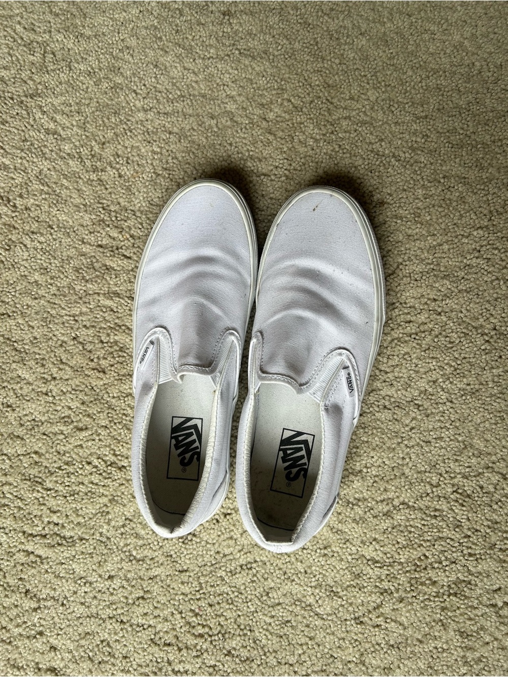 Vans Classic Slip-On Sneakers in White
